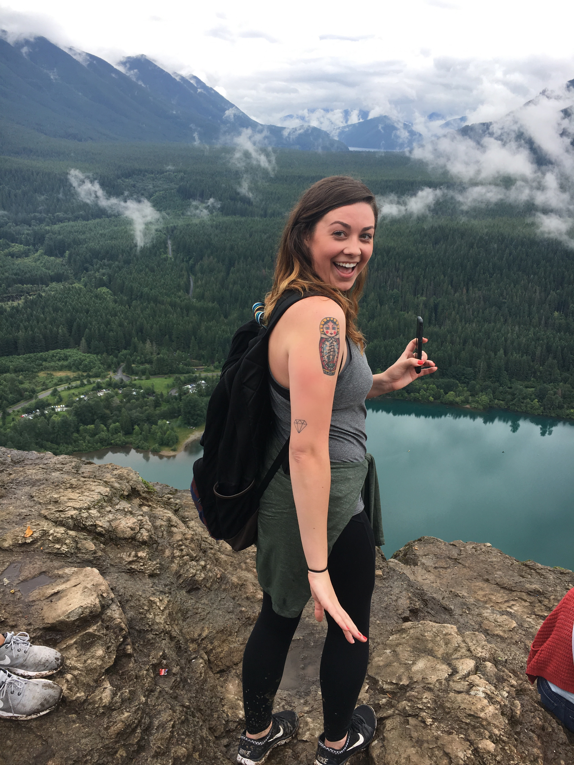 Red Lip Girls can hike, too