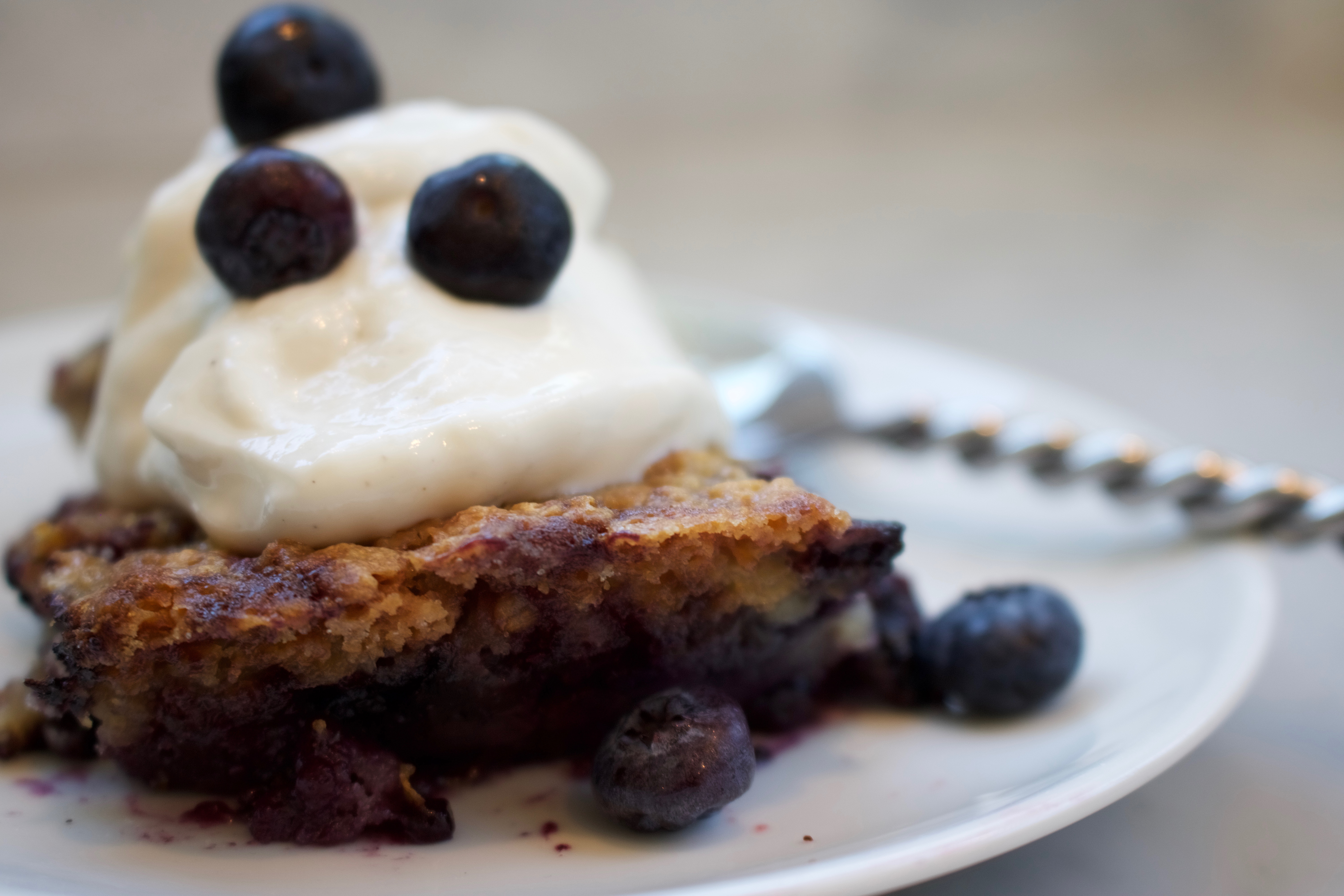 frozen blueberry easy pantry dessert cobbler