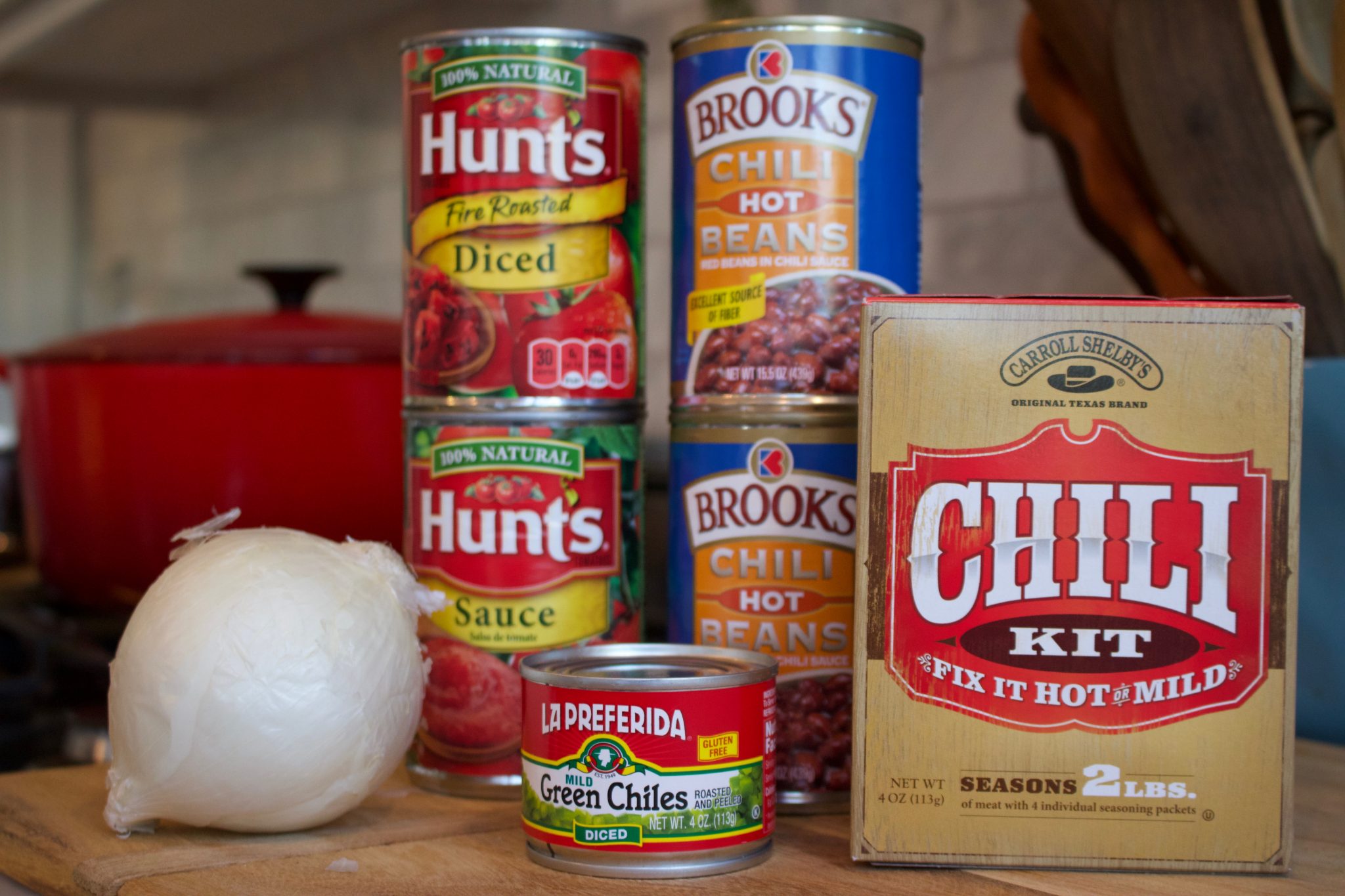 Quick and Easy Chili Ingredients