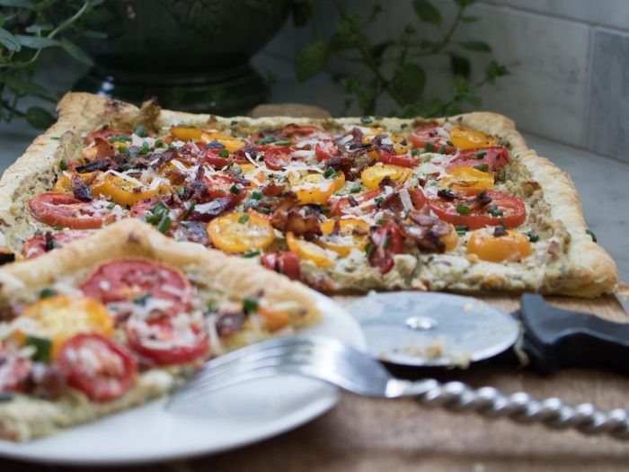 Tomato & Phyllo Tart