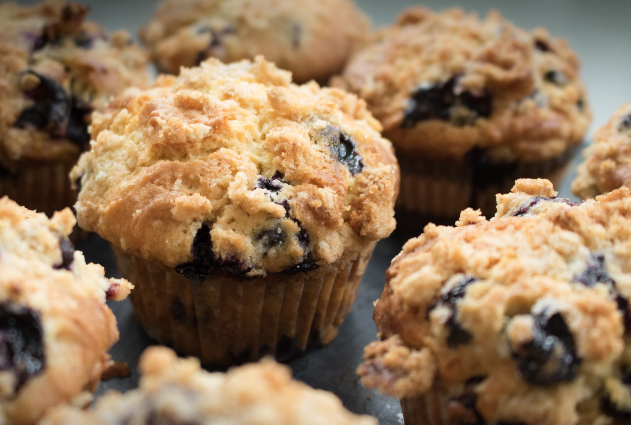 Blueberry muffins • BurntPorkChops