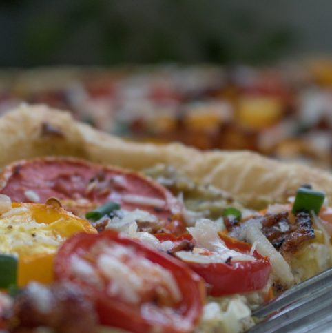 Tomato & Phyllo Tart