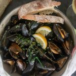 Mussels with White Wine and Capers