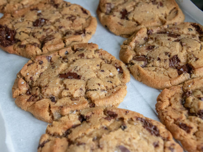 Giant signature chocolate chip cookies