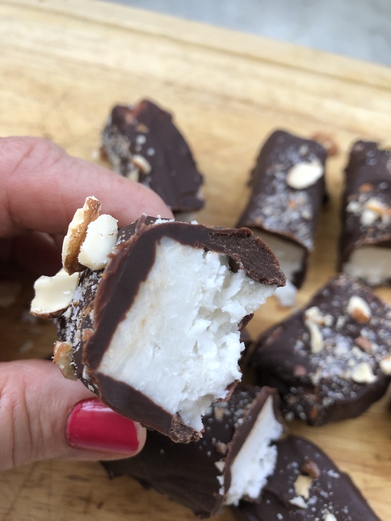 Salted Almond Joy Bars • BurntPorkChops